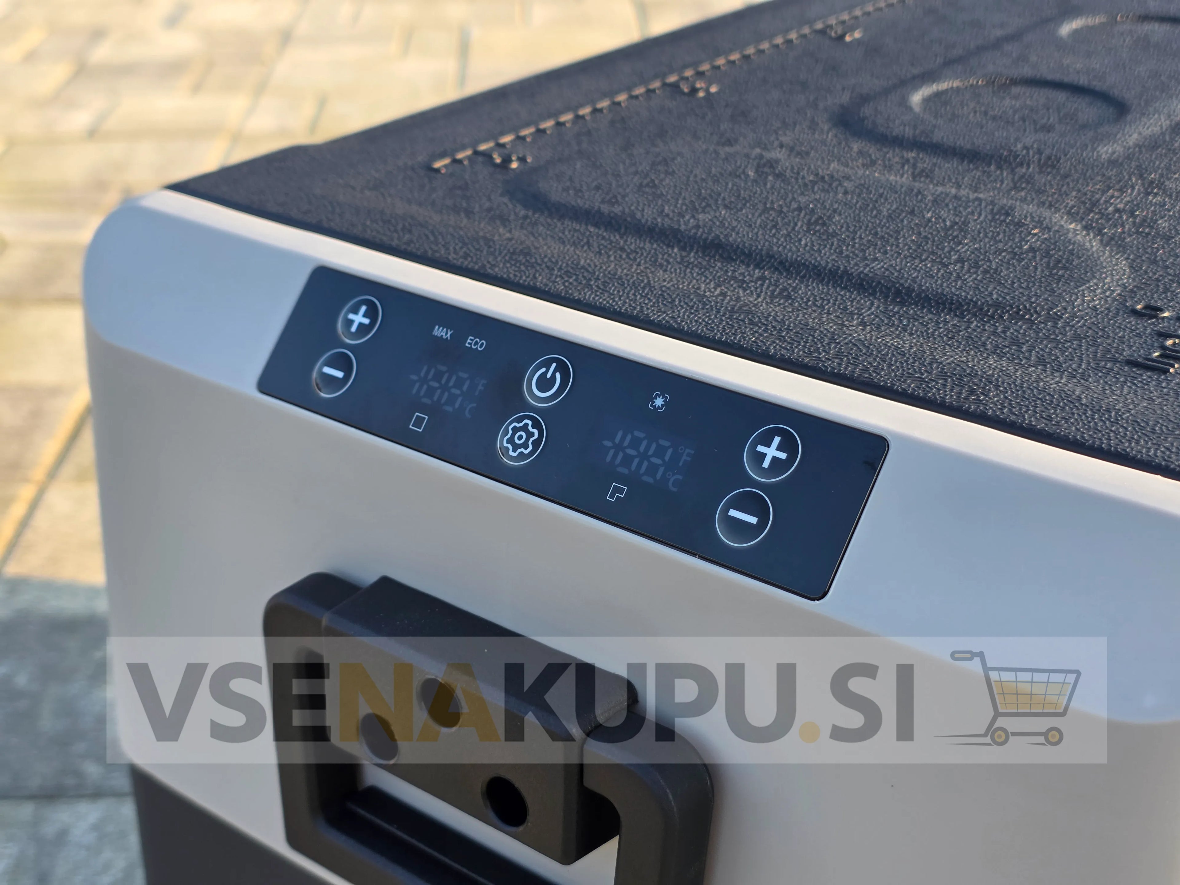 12V kompresorski hladilnik CoolBox 45L dvoconski – 12V/24V/220V