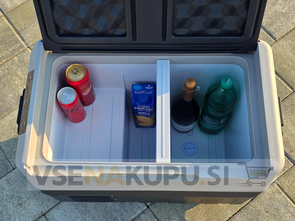 12V kompresorski hladilnik CoolBox 45L dvoconski – 12V/24V/220V