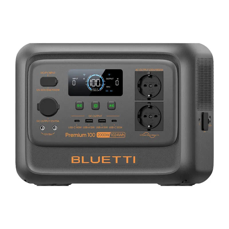 BLUETTI Premium 100 V2 Prenosna polnilna postaja 1800W 1024Wh