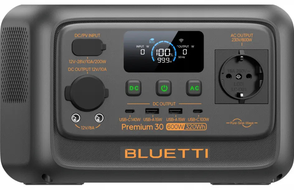 BLUETTI Premium 30 V2 Prenosna polnilna postaja 600W 320Wh