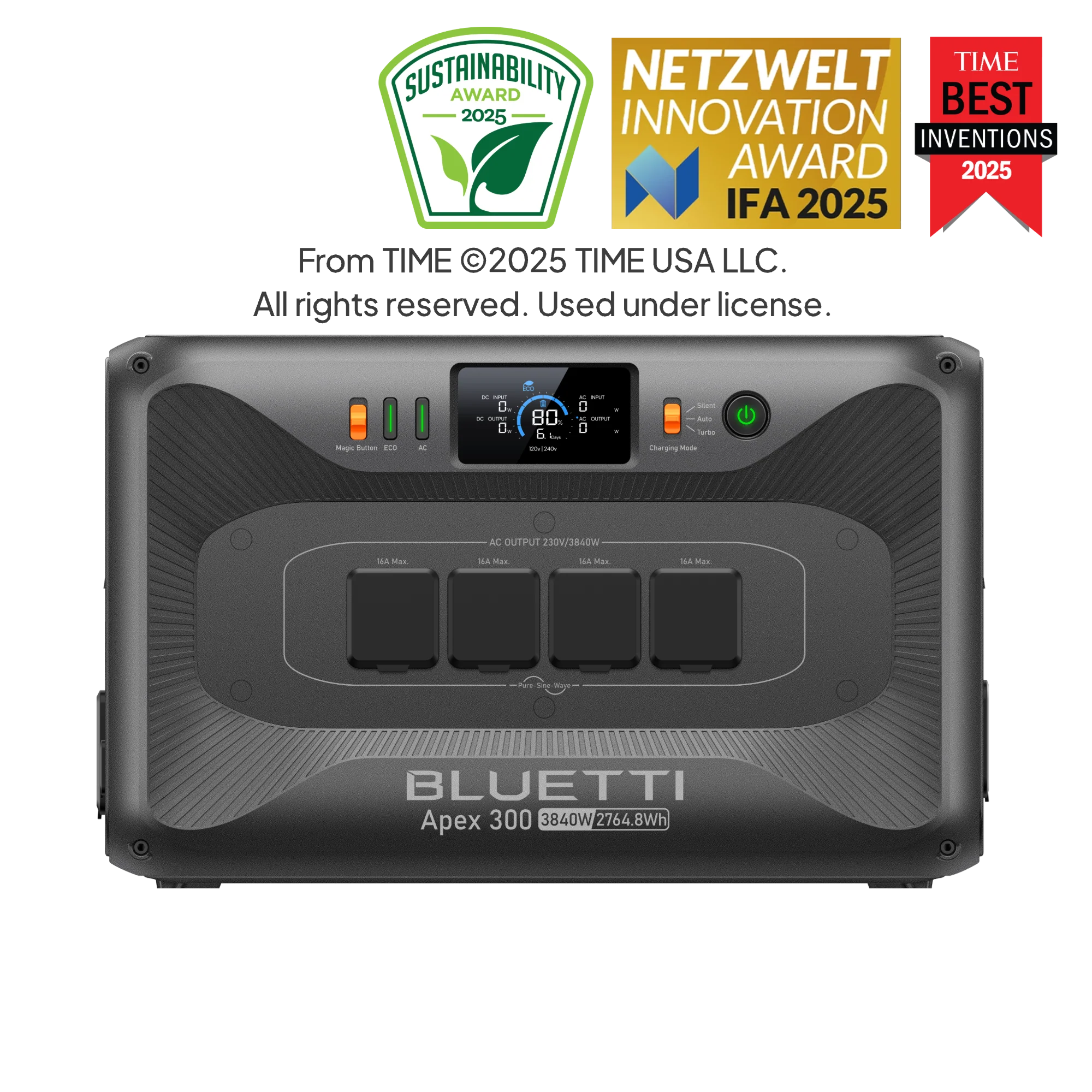Bluetti Apex 300 prenosna baterijska postaja 3840W 2765Wh