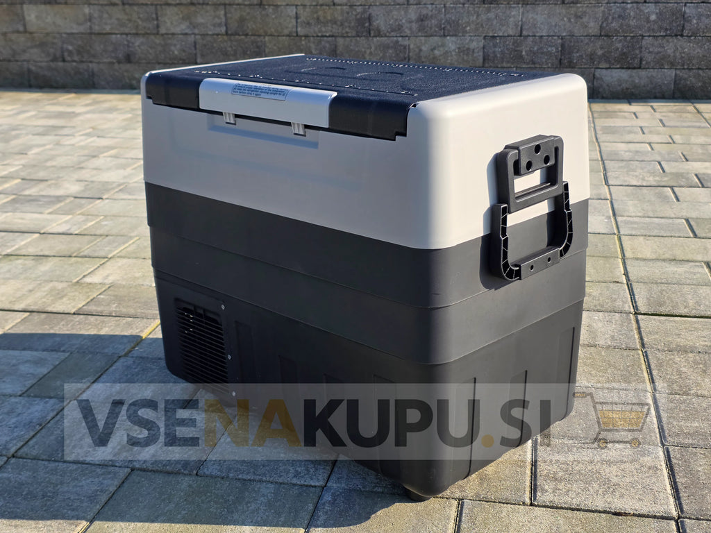 Dvoconski kompresorski hladilnik CoolBox 55L- 12V/24V/220V – za avto, kamp in dom