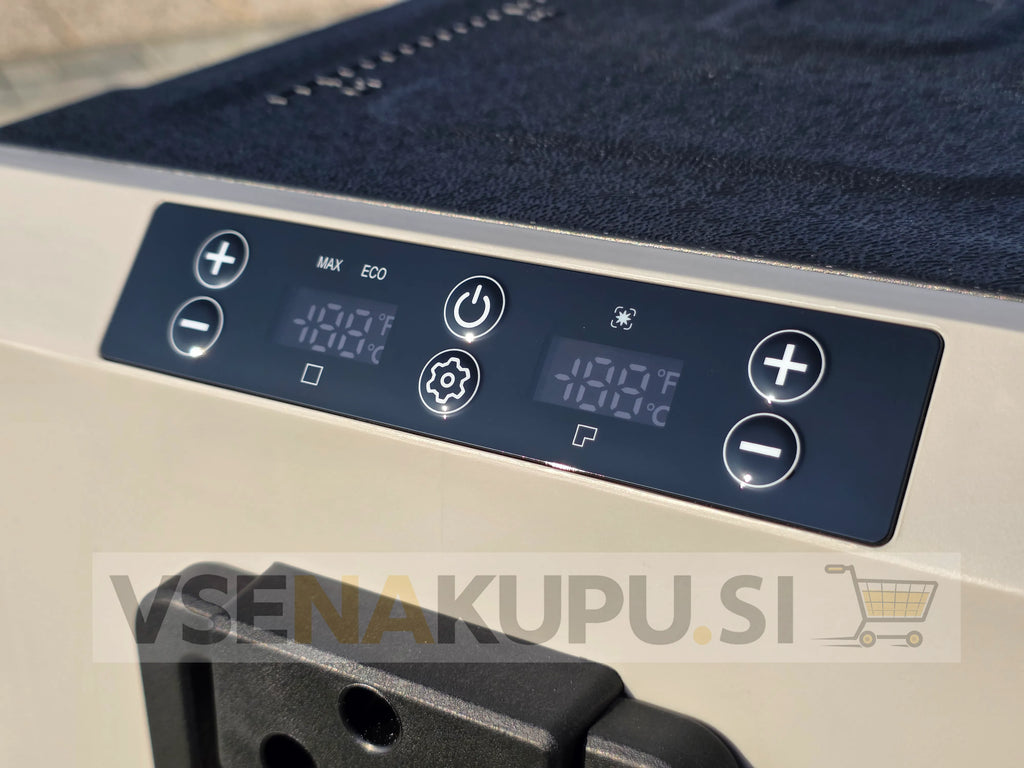 Dvoconski kompresorski hladilnik CoolBox 55L- 12V/24V/220V – za avto, kamp in dom