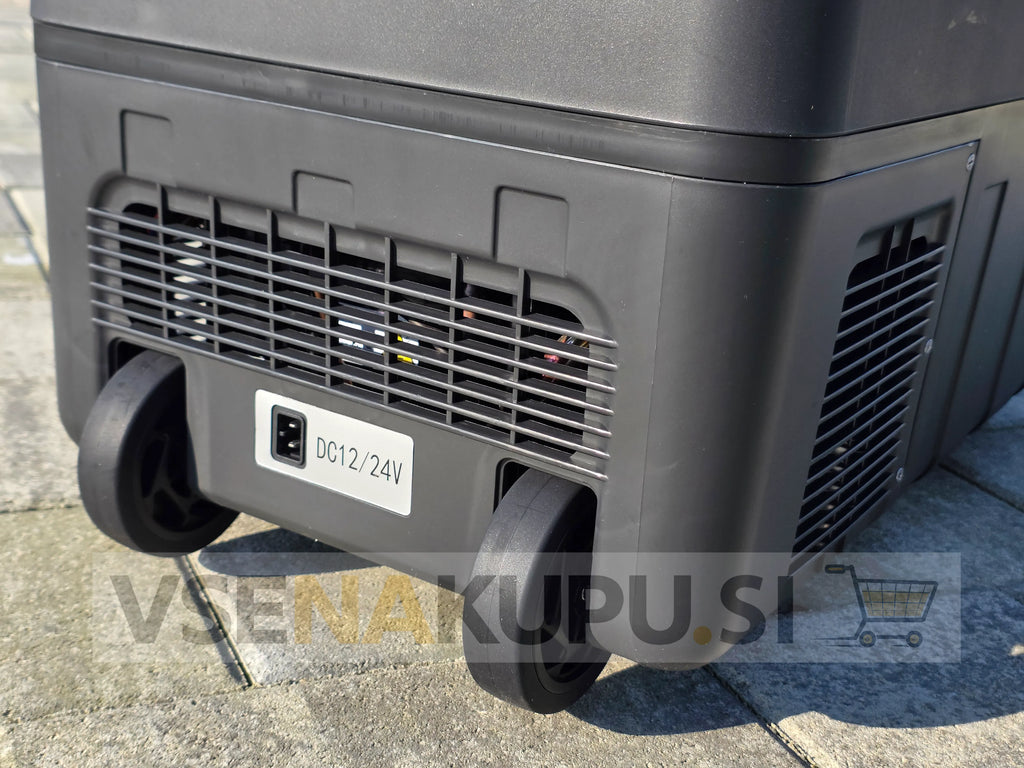 Dvoconski kompresorski hladilnik CoolBox 55L- 12V/24V/220V – za avto, kamp in dom