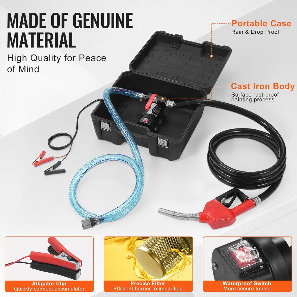 Električna črpalka za gorivo 12V - 38L/min 186W