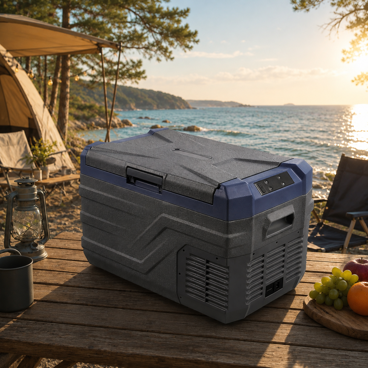 Prenosni kompresorski hladilnik CoolBox 30L - 12V, 24V, 220V
