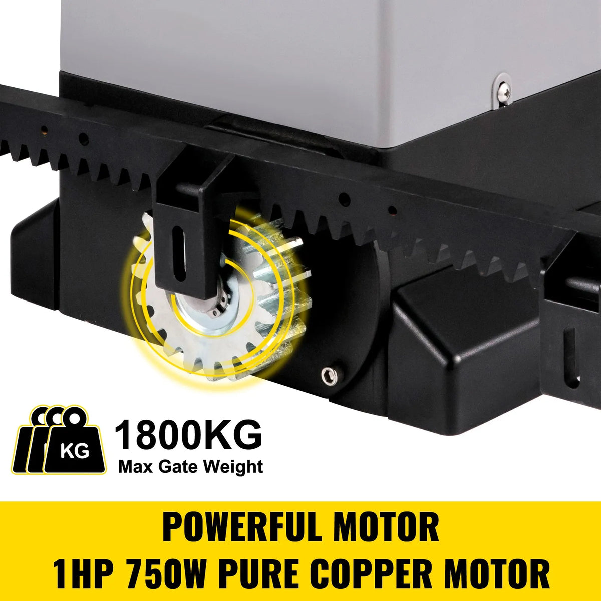 Pogonski motor za drsna vrata - do 1800kg - 750W - 5m tirnica