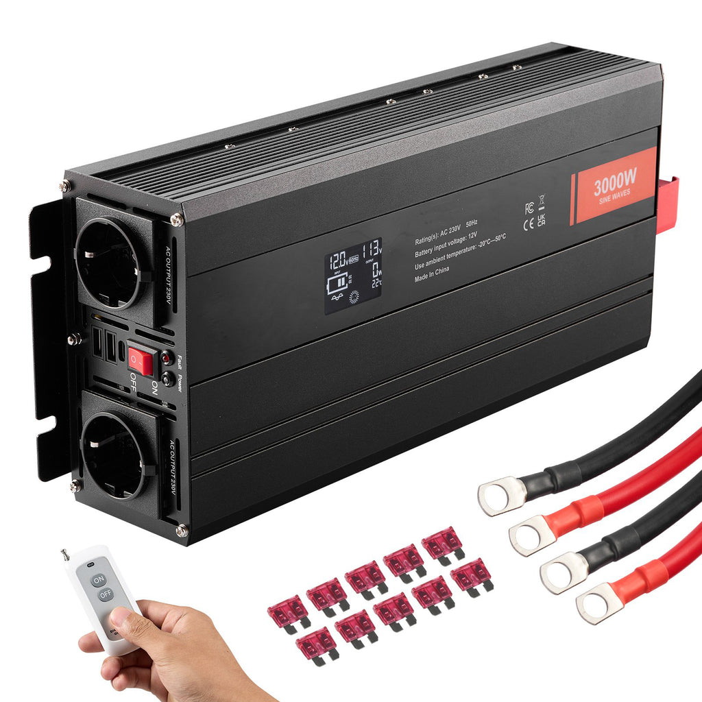 Pretvornik napetosti 12V na 220V Pure Sine 3000W | SG-3000