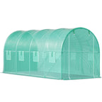 Vrtni rastlinjak 4,5 x 2 x 2 m – kovinski rastlinjak s folijo