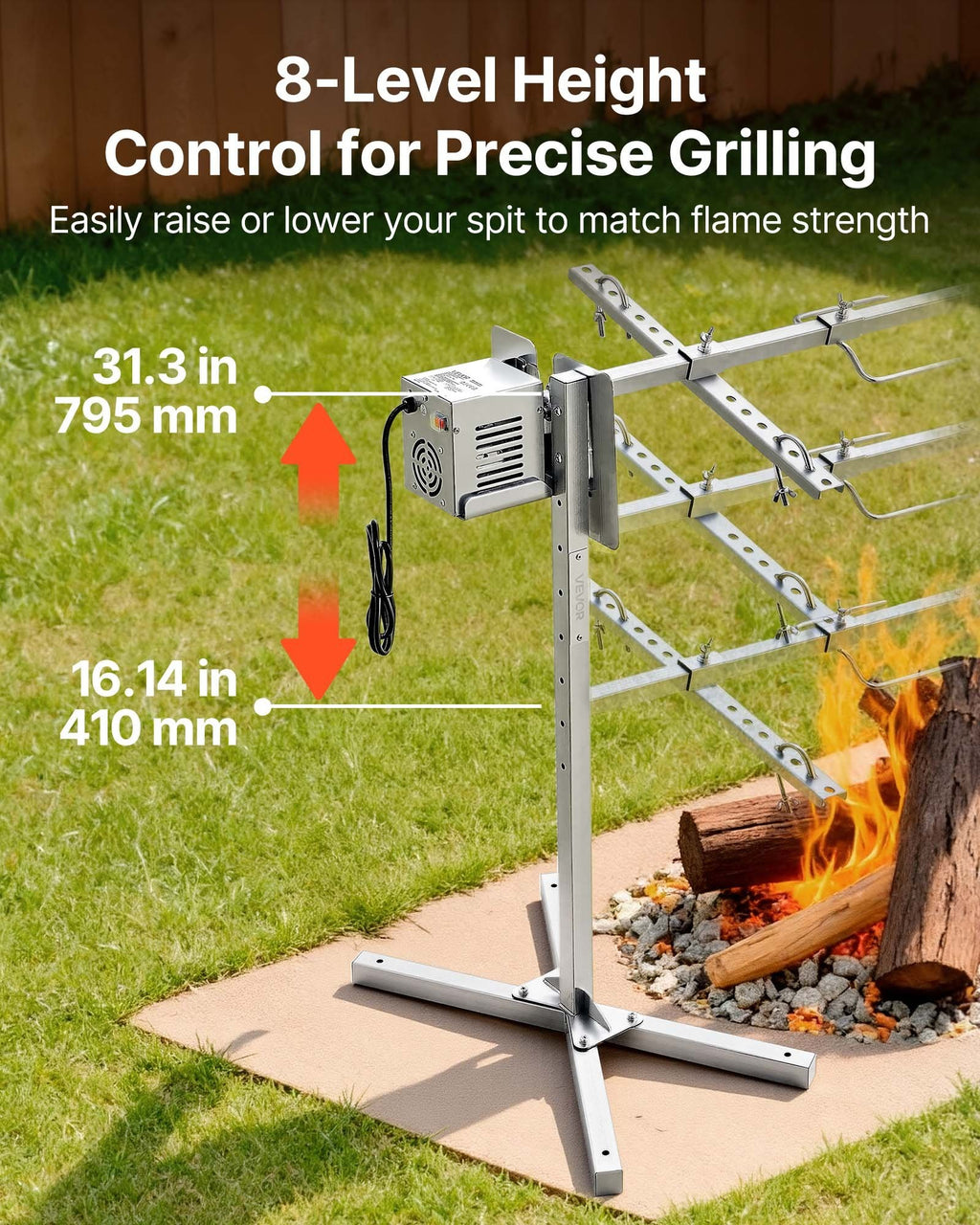Električni raženj za žar 40 kg – prikaz 4