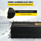 Grafika rebrastega aluminijastega ohišja – 6000 W