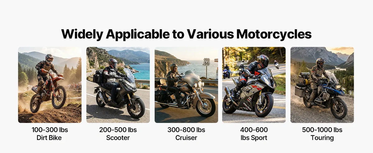 Primeri terenskih, cestnih in potovalnih motornih koles na grafiki
