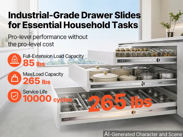 Teleskopska vodila za predale 1500 mm: dodaten prikaz izdelka, njegove izvedbe ali uporabe v pokončni grafiki.