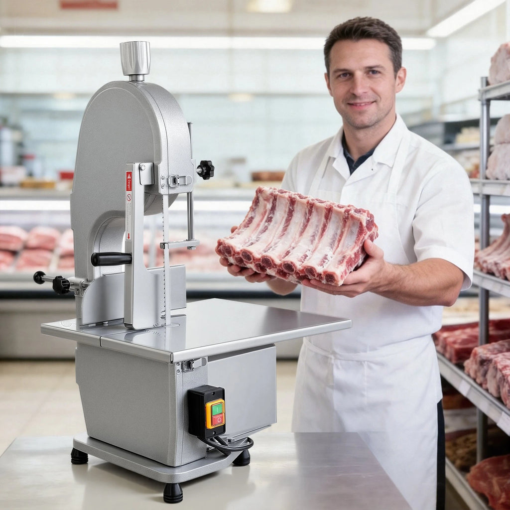 Prikaz žage ob mesarju z rebri – 1800 W