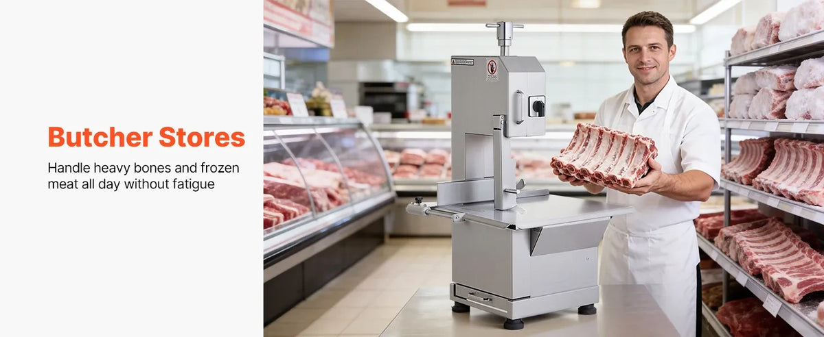 Prikaz namestitve žage v mesnici – 2200 W
